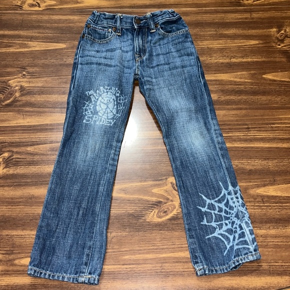 Baby gap junk food spidey and his friends jeans size 5 boys - Picture 1 of 12